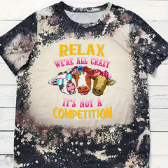 Cow Pattern Iron On Heat Transfer Sticker for DIY Clothing T Shirt Mask Jeans