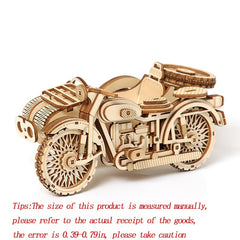 3D Wooden Stereo Puzzle Tricycle Decoration Toy