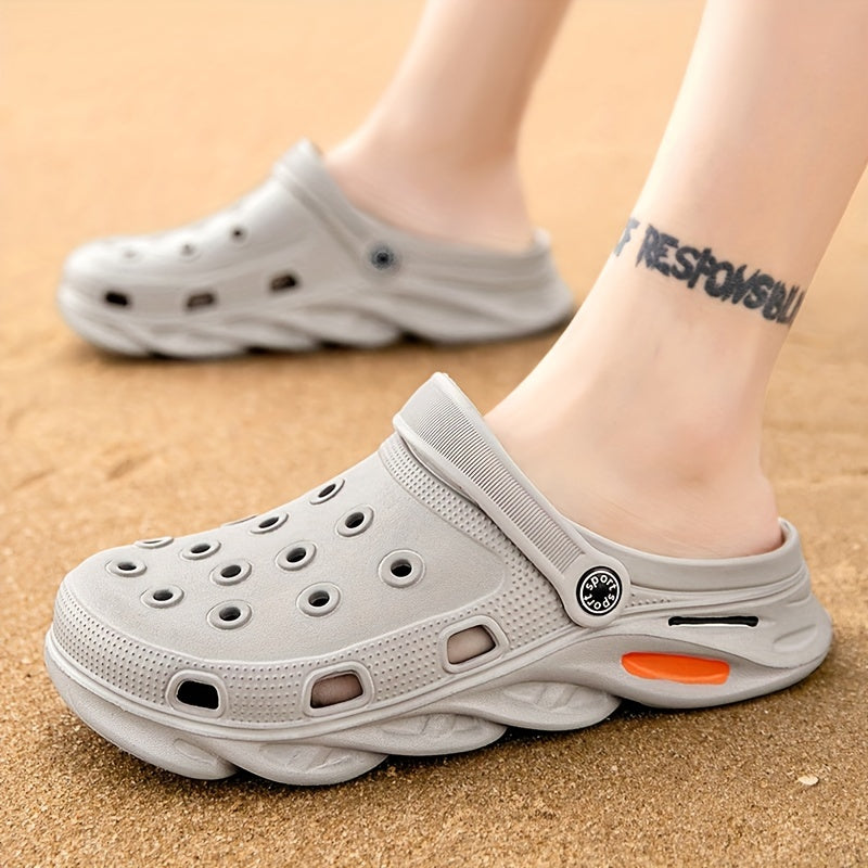 Men's Lightweight Hollow Out Clogs Summer Beach Sandals