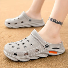 Men's Lightweight Hollow Out Clogs Summer Beach Sandals