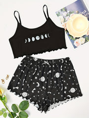 Women's Sleepwear Pajama Set with Cute Designs
