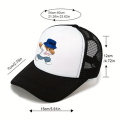 Men's Outdoor Sunshade Baseball Cap Mesh Breathable Trucker Hat