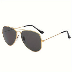 Metal Frame Aviator Sunglasses UV400 for Driving Travel