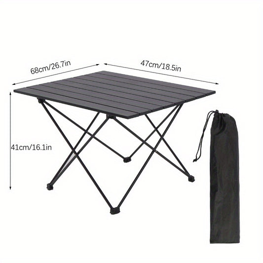 Portable Folding BBQ Table Aluminum Alloy Camping Outdoor Cooking