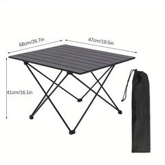 Portable Folding BBQ Table Aluminum Alloy Camping Outdoor Cooking