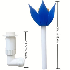 Pool Fountain Jet Adjustable Waterfall Lotus Shape Pool Nozzle Sprinkler