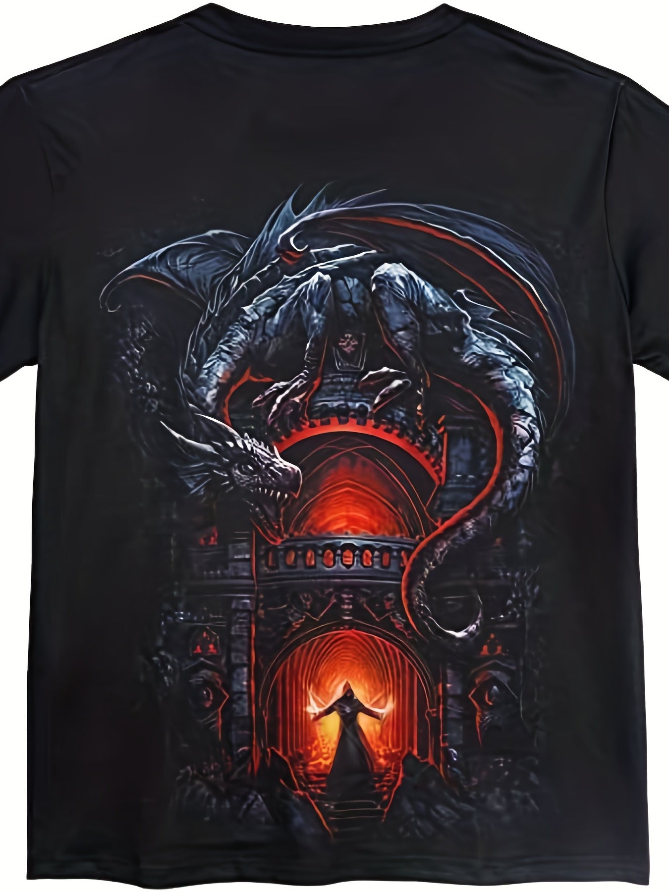 Dragon 3D Print Men's Graphic T Shirt Comfortable Tee for Summer