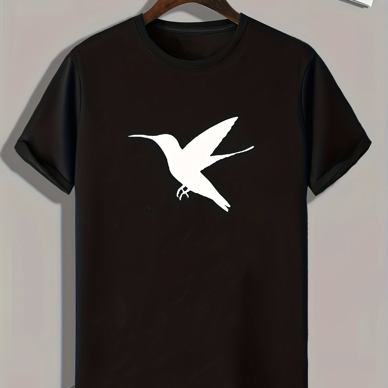 Bird Pattern Men's Sports T-Shirt Graphic Tee Summer Outdoor Clothes
