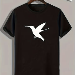 Bird Pattern Men's Sports T-Shirt Graphic Tee Summer Outdoor Clothes