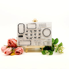 Date Silicone Transparent Stamp for Scrapbooking and Card Making