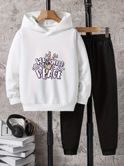 Boys Casual Hoodie & Sweatpants Set