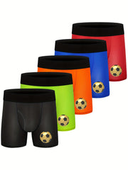 5pcs Boys Quick Dry Boxers Underwear