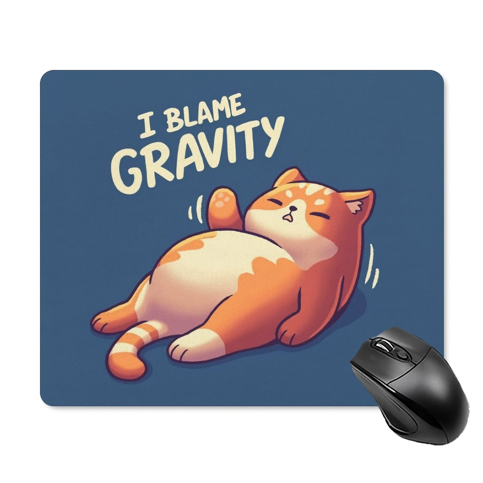 Funny Animal Gaming Mouse Mat 7x8 6 Inch Non Slip Rubber Base Thick Mousepad