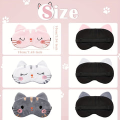 Cartoon Printed Eye Mask for Sleeping Lightweight Blackout Blindfold