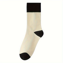5 Pairs Thermal Winter Socks Soft & Comfy Crew Socks Stylish Multicolor