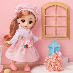 16cm Surprise Doll Toy Gift with Skirt - Mini Doll Party Dress Birthday Gift