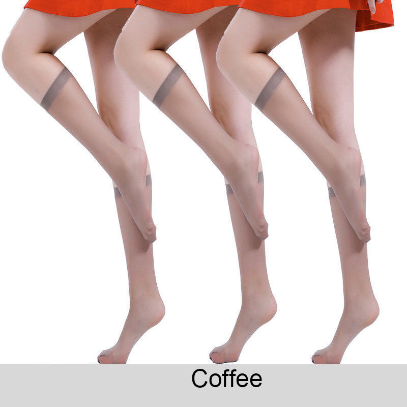 3 Pairs Ultra thin Sheer Socks Lightweight Anti-snag Stockings Women's Hosiery
