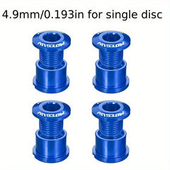 4pcs Bike Chainring Bolts Aluminum Alloy Replacement Parts