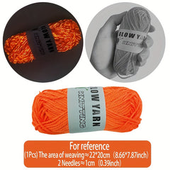 Glow in the Dark Yarn DIY Knitting Gift