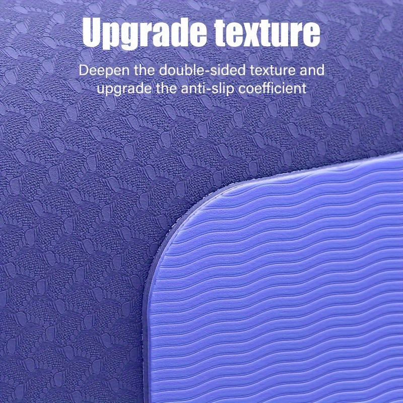 TPE Yoga Mat Soundproof Shockproof Non-Slip Mat Home Exercise Thickened Yoga Mat