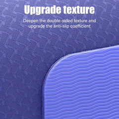 TPE Yoga Mat Soundproof Shockproof Non-Slip Mat Home Exercise Thickened Yoga Mat