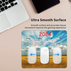 2022 Calendar Mouse Pad Non Slip Rubber Base Laptop Desk Mat