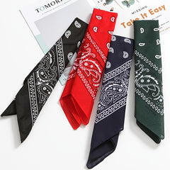 Fruit Print Deformation Bug Flower Square Scarf