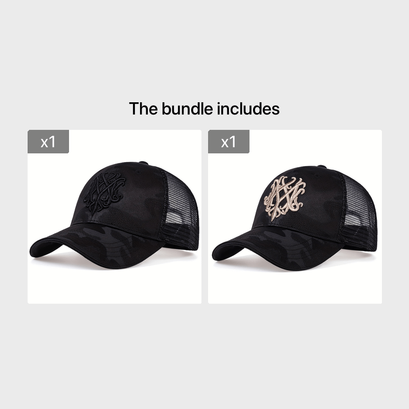 Men's Printed Baseball Cap Adjustable Casual Hat Spring Fall Summer Trucker Hat
