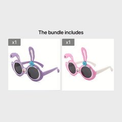 Cartoon Rabbit Polarized Sunglasses UV Protection for Kids