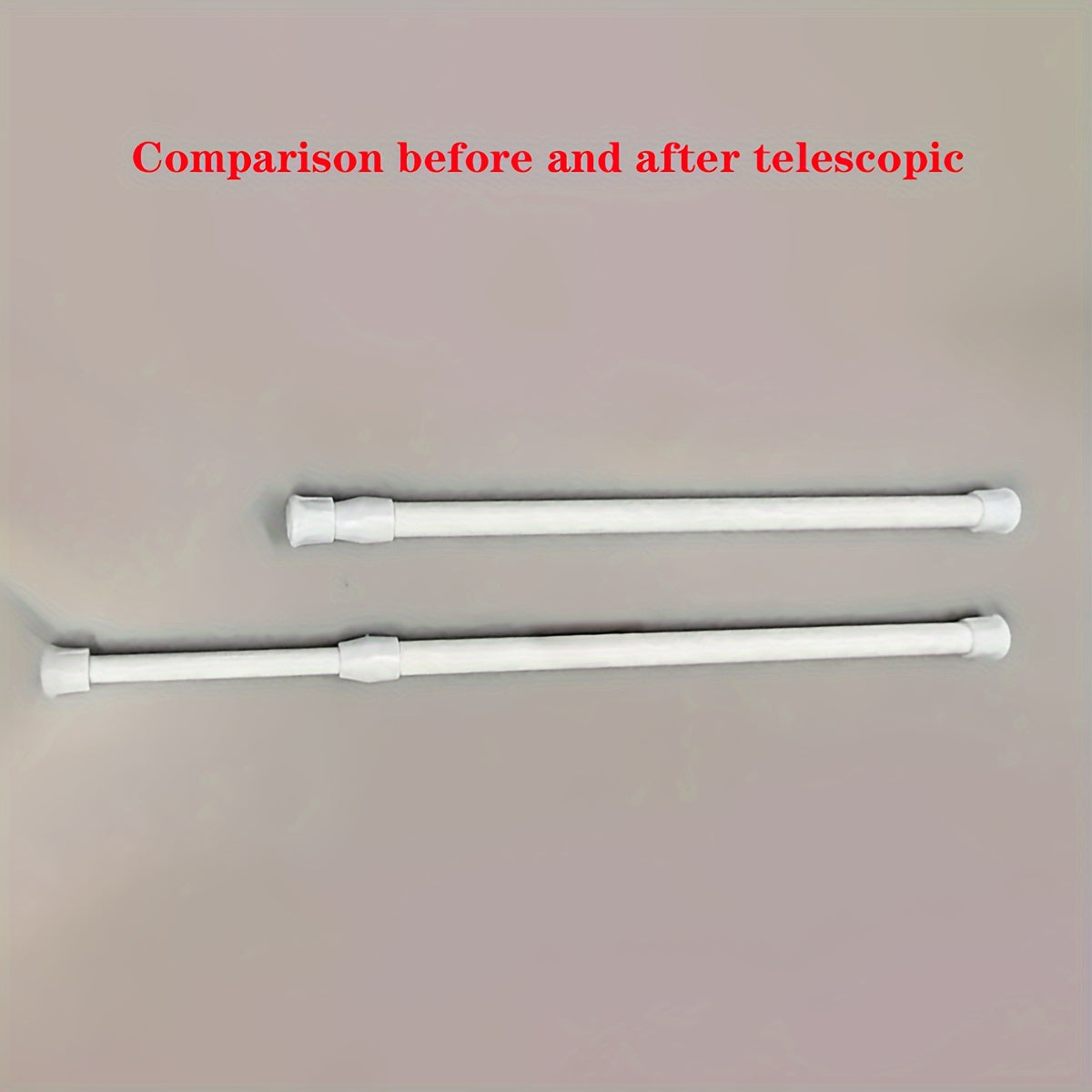 Adjustable Hanging Closet Rod Durable Telescopic Clothes Rod Heavy Duty Rack