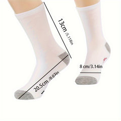 Funny Novelty Teacher Work Crew Socks Cotton Breathable Floor Socks