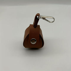 Outdoor PU Leather Golf Ball Bag w/ Magnetic Buckle