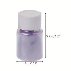 6-Color Faux Pearl Powder Flash Pigment Kit 10g Bottle for DIY Crafts
