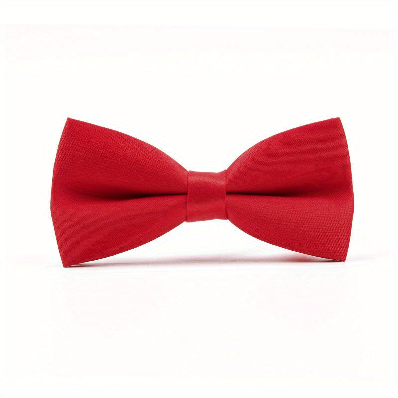 Men's Business Solid Bow Tie Wedding Banquet