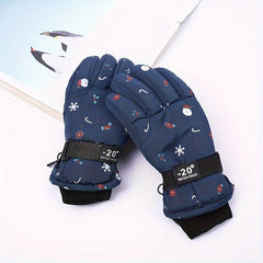 Winter Waterproof Skiing Gloves Warm Cold Weather