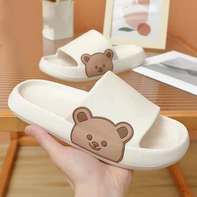 Men's Bear Cloud Slides Non-slip House Shoes