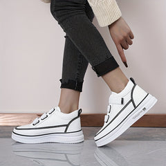 Women's Hook & Loop Fastener Skate Shoes Anti slip Lightweight Sneakers