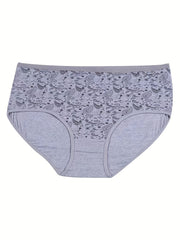 4 Pack Paisley Print Panties Stretch Soft Breathable Underwear