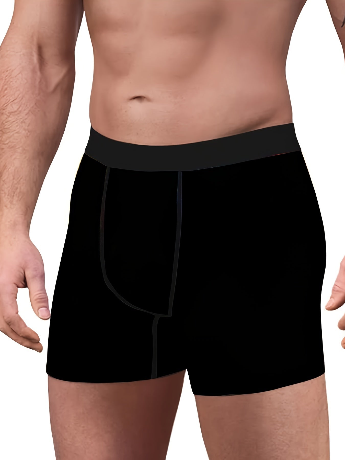 High Stretch Solid Swim Pants Professional Swim Shorts