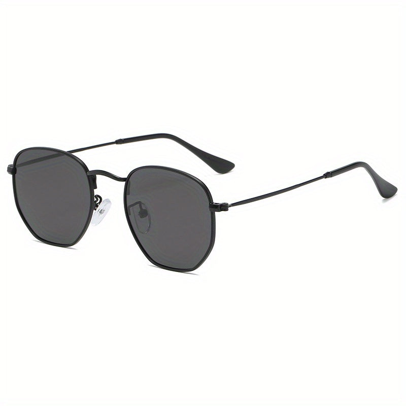 Hexagon Polarized Sunglasses UV Protection for Traveling Party Outdoor