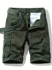 Classic Cargo Cotton Shorts Men's Casual Pocket Shorts For Summer