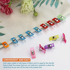 20pcs Colorful Sewing Clips Plastic Clip Storage Patchwork Sewing C