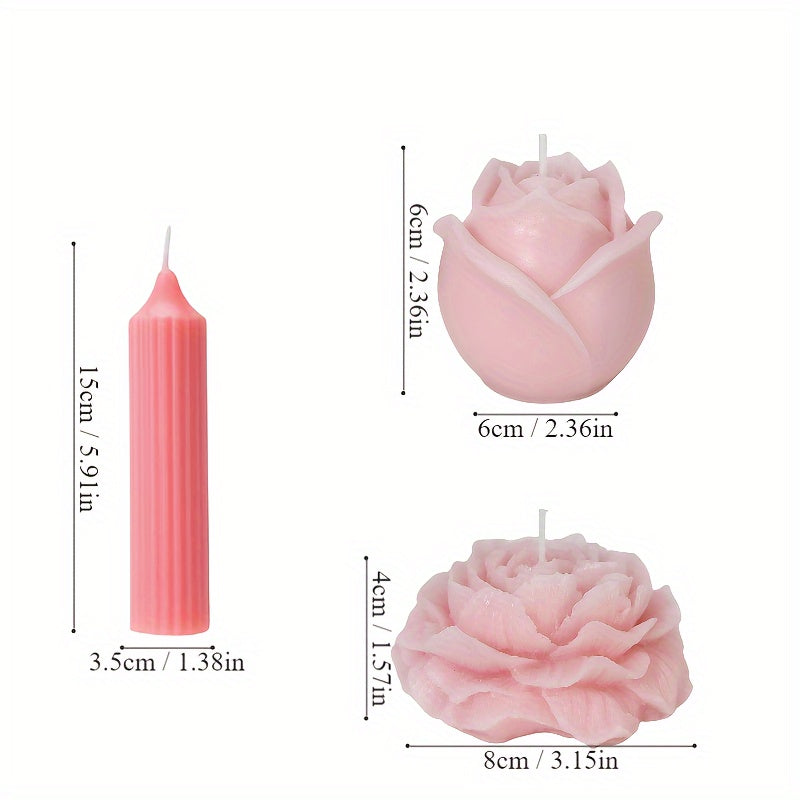 Pillar Low Temp Candle Scented Soy Wax Unique Fragrance For Camping