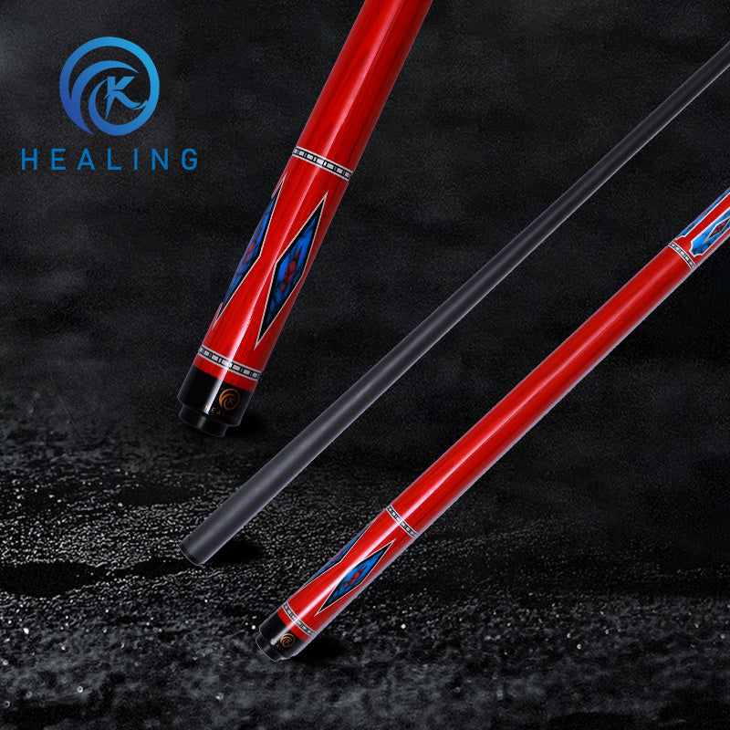 High Carbon Fiber Billiard Cue Stick 58in Length Hardness H
