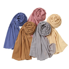 Chiffon Hijab Soft Shawl Long Scarf Women Sunscreen Windproof