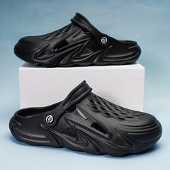 Unisex Lightweight Comfy Clogs Hollow Out Non Slip Garden Shoes Summer