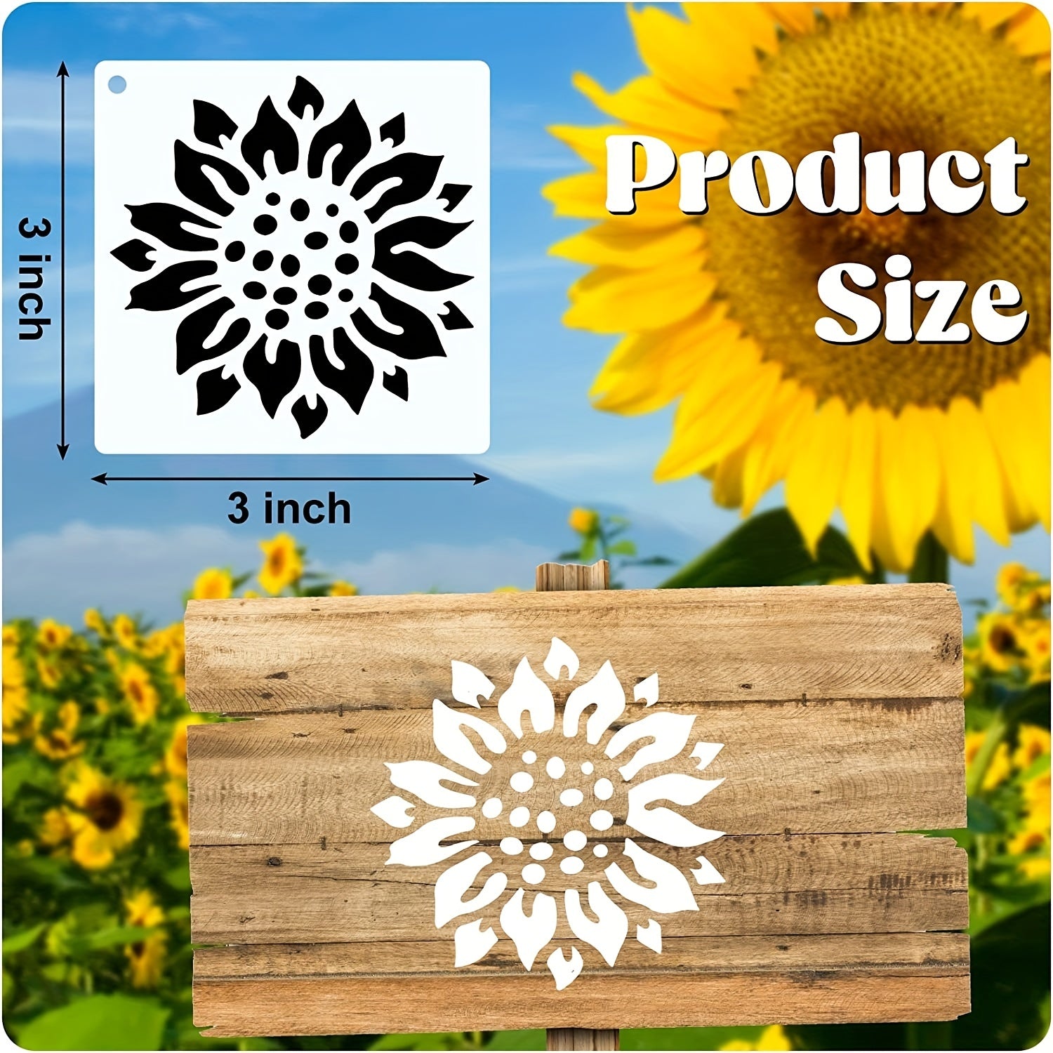 Reusable Painting Template for Wooden Wall Decoration