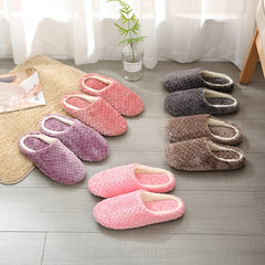 Men's Cozy Cotton Slides for Indoor Bedroom Winter