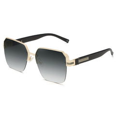 Metal Frame UV400 Protection Square Sunglasses