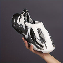 Men's Tie Dye Clogs Casual Foam Runner